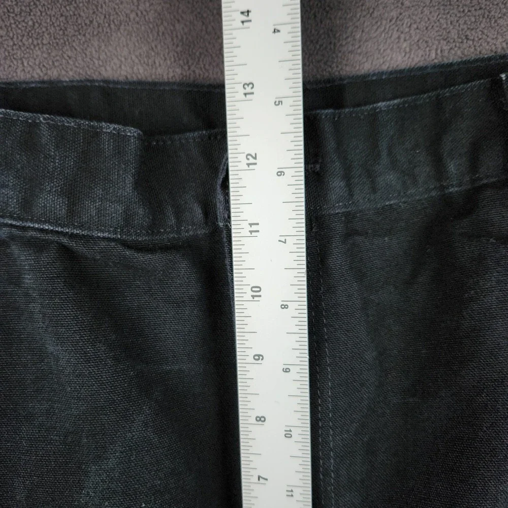 Vintage‎ Carhartt Pants 38x30 Black B01 Canvas Carpenter Double Knee Made in USA
